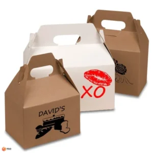 kraft gable boxes