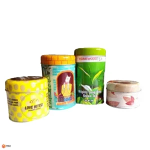 round metal tin boxes